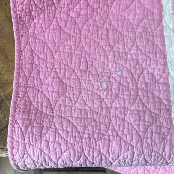 Cozy Line Home Fashions Quilt Twin Bedspread Cotton Pink Floral Reversible - Picture 9 of 15